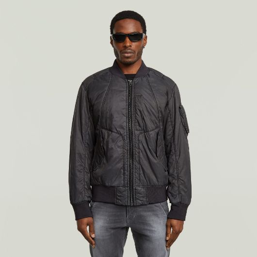 Show details for G-STAR MEN'S GA-1 BOMBER JACKET IN GREY 1 - FanPoint Picture of G-STAR MEN'S GA-1 BOMBER JACKET IN GREY 1