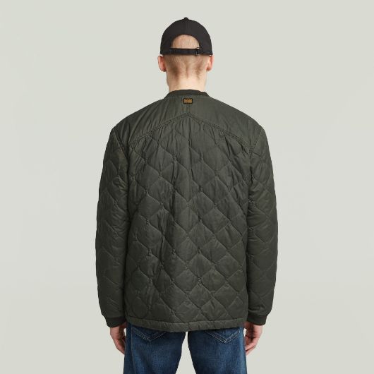Show details for G-STAR MEN'S LIGHTWEIGHT QUILTED PADDED JACKET OVERDYED IN BROWN 2 - FanPoint Picture of G-STAR MEN'S LIGHTWEIGHT QUILTED PADDED JACKET OVERDYED IN BROWN 2