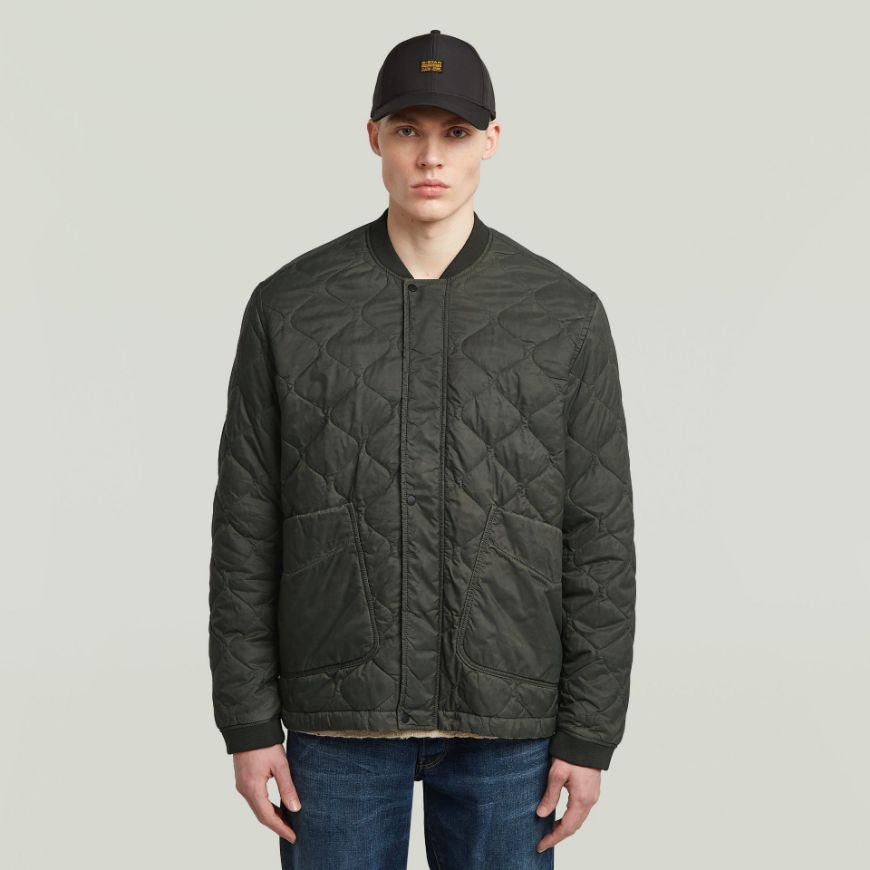 Снимка на G-STAR МЪЖКО ЯКЕ LIGHTWEIGHT QUILTED PADDED JACKET OVERDYED В КАФЯВО