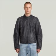 Снимка на G-STAR МЪЖКО ЯКЕ LEATHER BLOUSON JACKET В СИВО 1