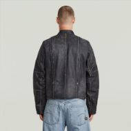 Снимка на G-STAR МЪЖКО ЯКЕ LEATHER BLOUSON JACKET В СИВО 2