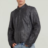 Снимка на G-STAR МЪЖКО ЯКЕ LEATHER BLOUSON JACKET В СИВО 3