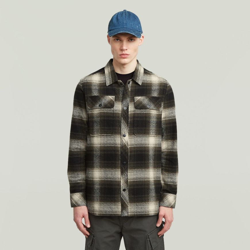Снимка на G-STAR МЪЖКО ЯКЕ GPO OVERSHIRT ASFALT ARTHUR CHECK
