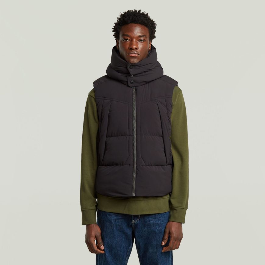 Снимка на G-STAR МЪЖКИ ЕЛЕК G- WHISTLER PADDED HOODED VEST 2.0 В ЧЕРНО