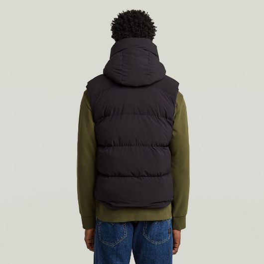 Показвай детайлите за G-STAR МЪЖКИ ЕЛЕК G- WHISTLER PADDED HOODED VEST 2.0 В ЧЕРНО 2 - FanPoint Снимка на G-STAR МЪЖКИ ЕЛЕК G- WHISTLER PADDED HOODED VEST 2.0 В ЧЕРНО 2