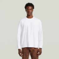 Picture of G-STAR MEN'S CONSTRUCTED LOOSE T-SHIRT IN WHITE 1