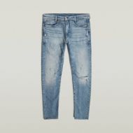 Picture of G-STAR MEN'S D-STAQ 3D SLIM JEANS IN VINTAGE ANTALYA BLUE DESTROYED 6