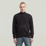 Снимка на G-STAR МЪЖКА ЖИЛЕТКА 3D BIKER FULL ZIP KNITTED SWEATER В ЧЕРНО 1