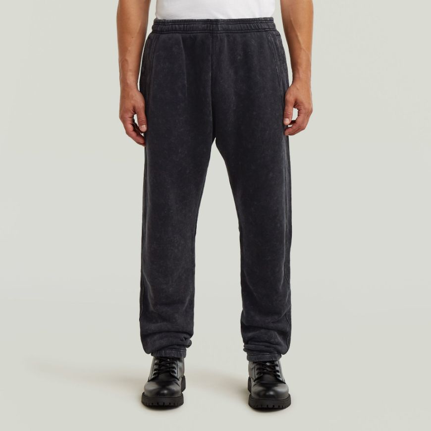 Picture of G-STAR MEN'S WASHED 3D SWEAT PANTS IN BLACK