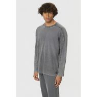 Picture of DIRTY LAUNDRY MEN'S OVERSIZED LONGSLEEVE WITH SEAM DETAILS IN VINTAGE GREY 2