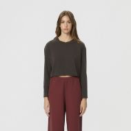 Picture of DIRTY LAUNDRY WOMEN'S BOXY LONGSLEEVE IN VINTAGE BLACK 1