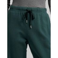 Picture of REPLAY WOMEN'S FLEECE JOGGERS WITH R EMBROIDERY IN BOTTLE GREEN 5