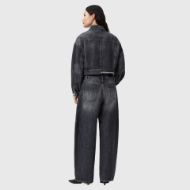 Picture of ALLSAINTS WOMEN'S CARTER BARREL JEANS IN WASHED BLACK 5