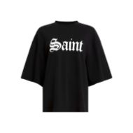 Picture of ALLSAINTS WOMEN'S SAINT AMELIE T-SHIRT IN BLACK 5
