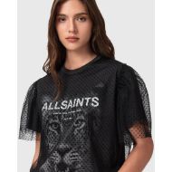 Picture of ALLSAINTS WOMEN'S ROAR TOMMI T-SHIRT IN BLACK 4
