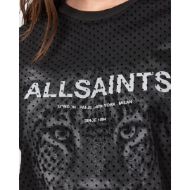 Picture of ALLSAINTS WOMEN'S ROAR TOMMI T-SHIRT IN BLACK 3