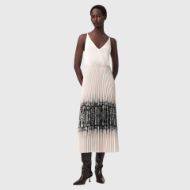 Picture of ALLSAINTS WOMEN'S CURTIS OPHIS DRESS IN CHALK WHITE 2