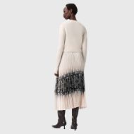 Picture of ALLSAINTS WOMEN'S CURTIS OPHIS DRESS IN CHALK WHITE 4