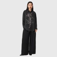 Picture of ALLSAINTS WOMEN'S BERNIE SHIRT  IN PETRA BLACK 5
