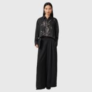 Picture of ALLSAINTS WOMEN'S BERNIE SHIRT  IN PETRA BLACK 6