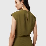 Picture of ALLSAINTS WOMEN'S RAYANNA DRESS IN GREEN 3
