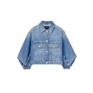 Picture of ALLSAINTS WOMEN'S LUCA DENIM JACKET IN MID INDIGO 8