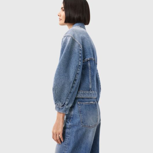 Показвай детайлите за ALLSAINTS ДАМСКО ЯКЕ LUCA DENIM В СИНЬО Снимка на ALLSAINTS ДАМСКО ЯКЕ LUCA DENIM В СИНЬО