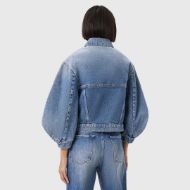 Picture of ALLSAINTS WOMEN'S LUCA DENIM JACKET IN MID INDIGO 4