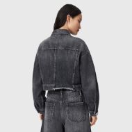 Picture of ALLSAINTS WOMEN'S BETH DENIM JACKET IN WASHED BLACK 2