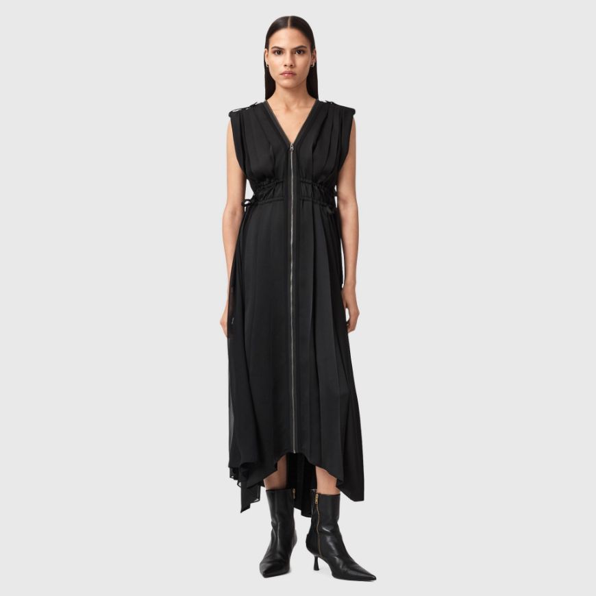 Picture of ALLSAINTS WOMEN'S AMALA DRESS IN BLACK
