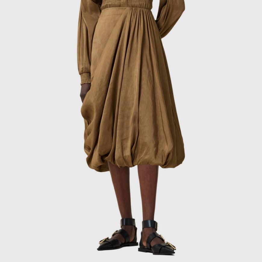 Picture of ALLSAINTS WOMEN'S NIA SKIRT IN BROWN