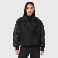 Picture of ALLSAINTS WOMEN'S ORLA JACKET IN BLACK 1