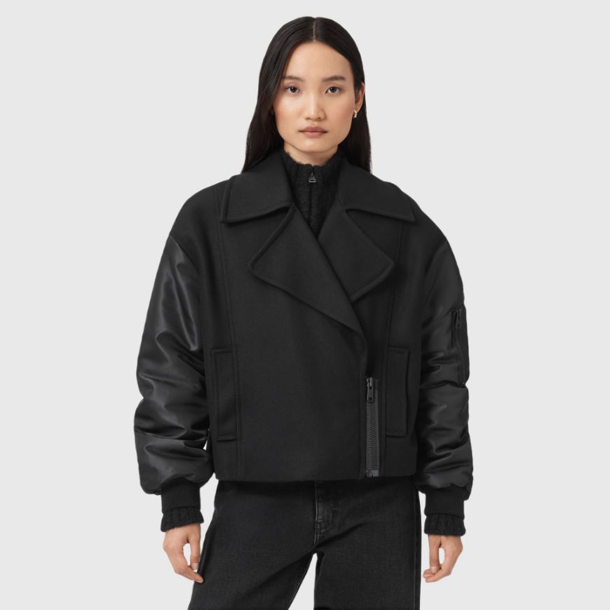 Picture of ALLSAINTS WOMEN'S ORLA JACKET IN BLACK