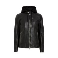 Снимка на ALLSAINTS МЪЖКО КОЖЕНО ЯКЕ ASHTON В ЧЕРНО 8