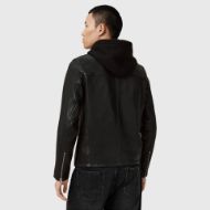 Снимка на ALLSAINTS МЪЖКО КОЖЕНО ЯКЕ ASHTON В ЧЕРНО 3