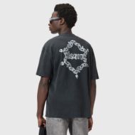 Снимка на ALLSAINTS МЪЖКА БЛУЗА С КЪС РЪКАВ DRIP CREW В ЧЕРНО 3