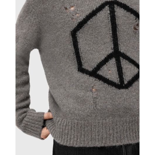 Show details for ALLSAINTS MEN'S MESSAGE CREW JUMPER IN GUNMETAL GREY Picture of ALLSAINTS MEN'S MESSAGE CREW JUMPER IN GUNMETAL GREY