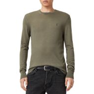 Picture of ALLSAINTS MEN'S MODE MERINO CREW JUMPER IN DUSKY GREEN 1