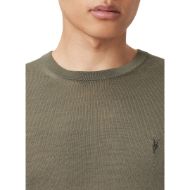 Picture of ALLSAINTS MEN'S MODE MERINO CREW JUMPER IN DUSKY GREEN 5