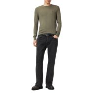 Picture of ALLSAINTS MEN'S MODE MERINO CREW JUMPER IN DUSKY GREEN 7