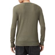 Picture of ALLSAINTS MEN'S MODE MERINO CREW JUMPER IN DUSKY GREEN 2