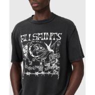 Снимка на ALLSAINTS МЪЖКА БЛУЗА С КЪС РЪКАВ CHINGFORD CREW В ЧЕРНО 4