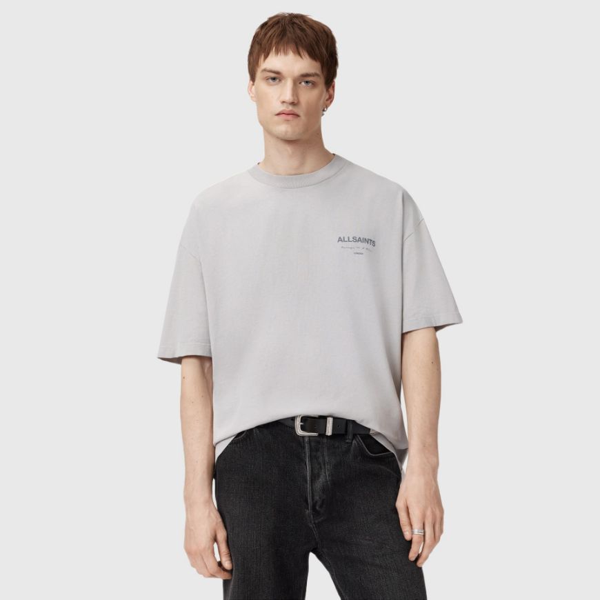 Снимка на ALLSAINTS МЪЖКА БЛУЗА С КЪС РЪКАВ FUTURE CREW В СИВО