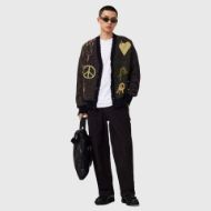 Picture of ALLSAINTS MEN'S EMOTIVE CARDIGAN  IN BLACK 6