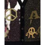 Picture of ALLSAINTS MEN'S EMOTIVE CARDIGAN  IN BLACK 4