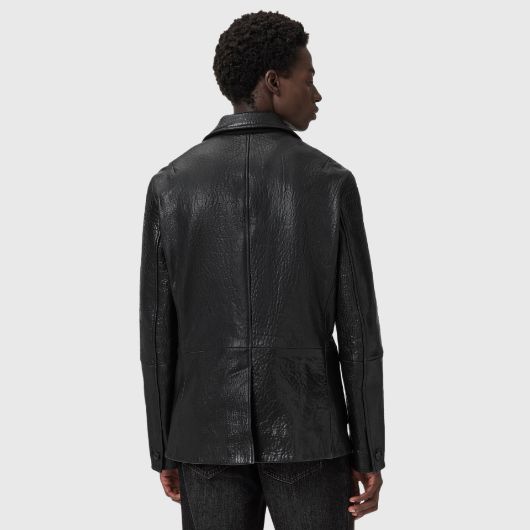 Показвай детайлите за ALLSAINTS МЪЖКО КОЖЕНО САКО SHADWELL BLAZER В ЧЕРНО Снимка на ALLSAINTS МЪЖКО КОЖЕНО САКО SHADWELL BLAZER В ЧЕРНО