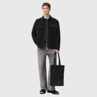 Picture of ALLSAINTS MEN'S HAWKER LONG SLEEVE SHIRT  IN FADED BLACK 7