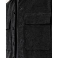 Picture of ALLSAINTS MEN'S HAWKER LONG SLEEVE SHIRT  IN FADED BLACK 5