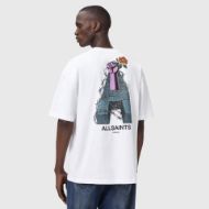Снимка на ALLSAINTS МЪЖКА БЛУЗА С КЪС РЪКАВ DEFIANCE CREW В БЯЛО 2