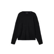 Picture of ALLSAINTS MEN'S JAKOB CREW JUMPER IN BLACK 7